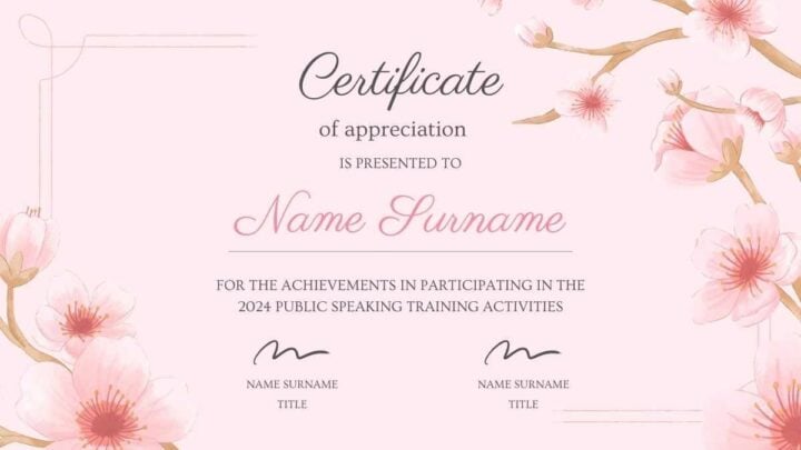 Thank You Certificates. Free PPT & Google Slides Template — SlidesCarnival