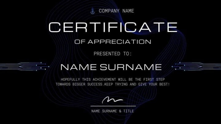 Thank You Certificates. Free PPT & Google Slides Template — SlidesCarnival