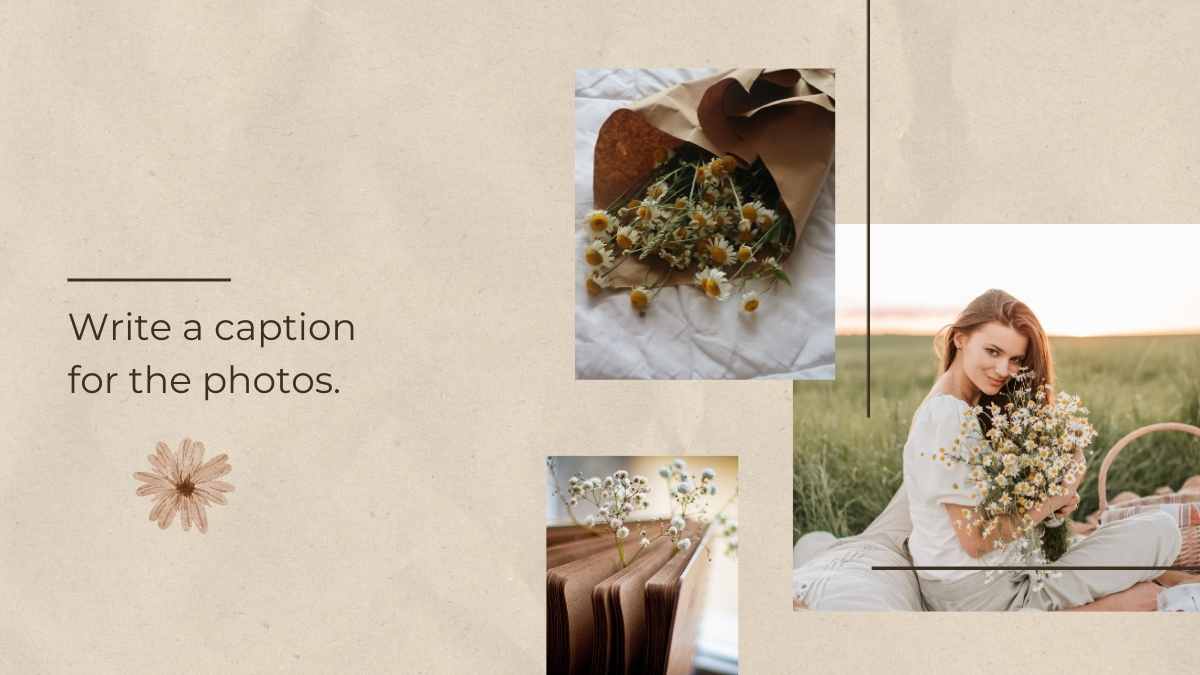 Beige Minimalistic Floral Pretty Portfolio Slides - slide 10