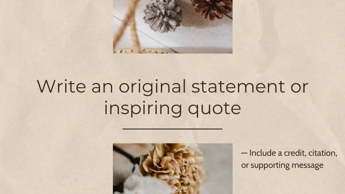 Beige Minimalistic Floral Pretty Portfolio Slides - slide 11