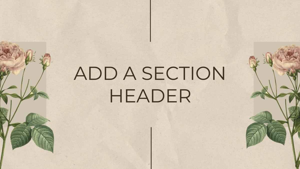 Beige Minimalistic Floral Pretty Portfolio Slides - slide 13