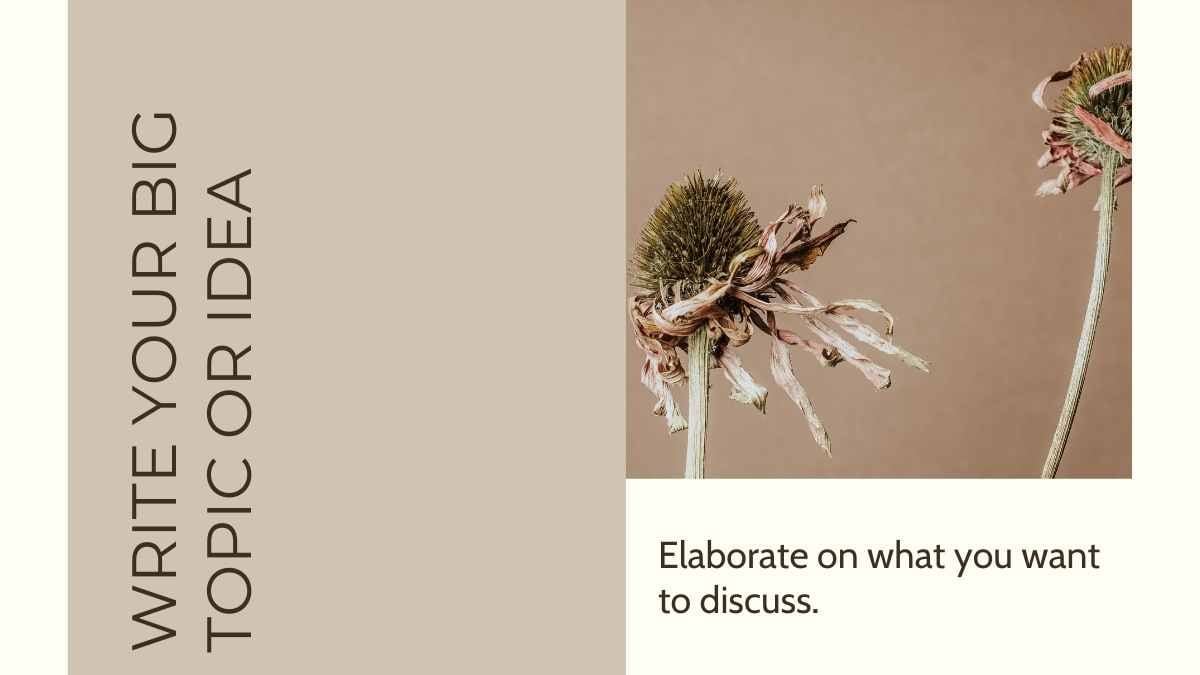 Beige Minimalistic Floral Pretty Portfolio Slides - slide 14