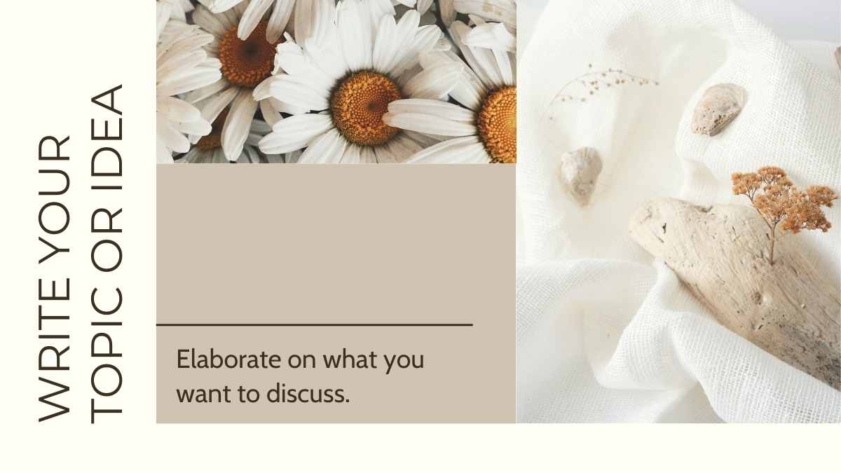 Beige Minimalistic Floral Pretty Portfolio Slides - slide 5