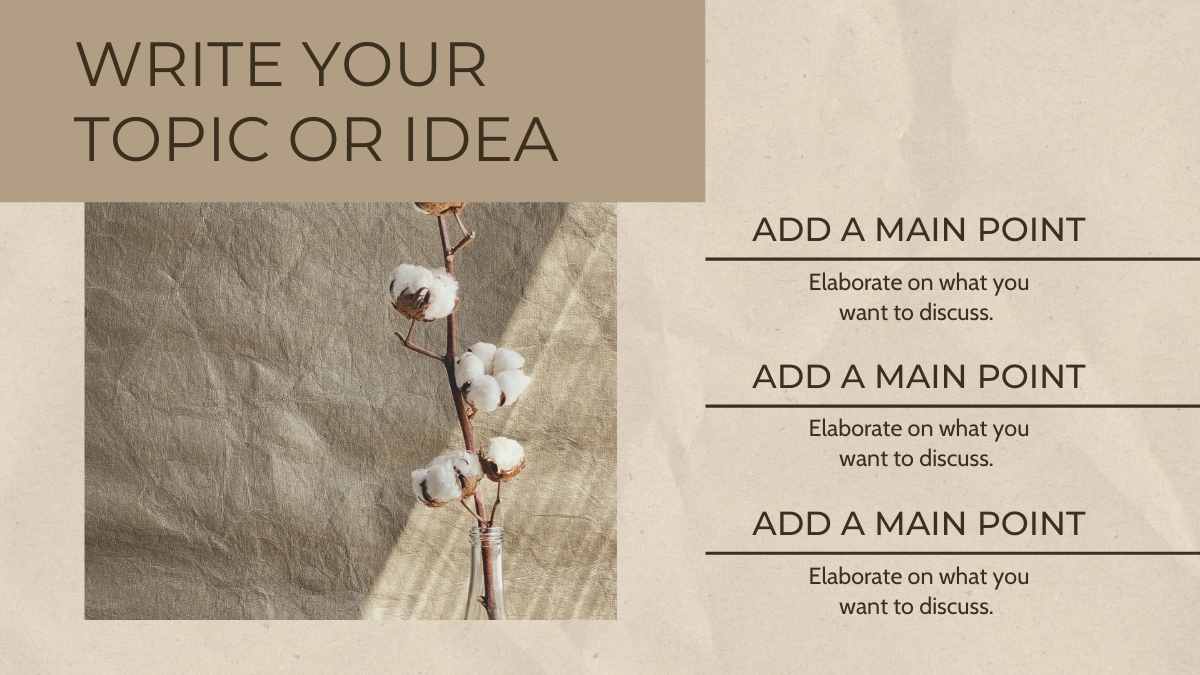 Beige Minimalistic Floral Pretty Portfolio Slides - slide 6