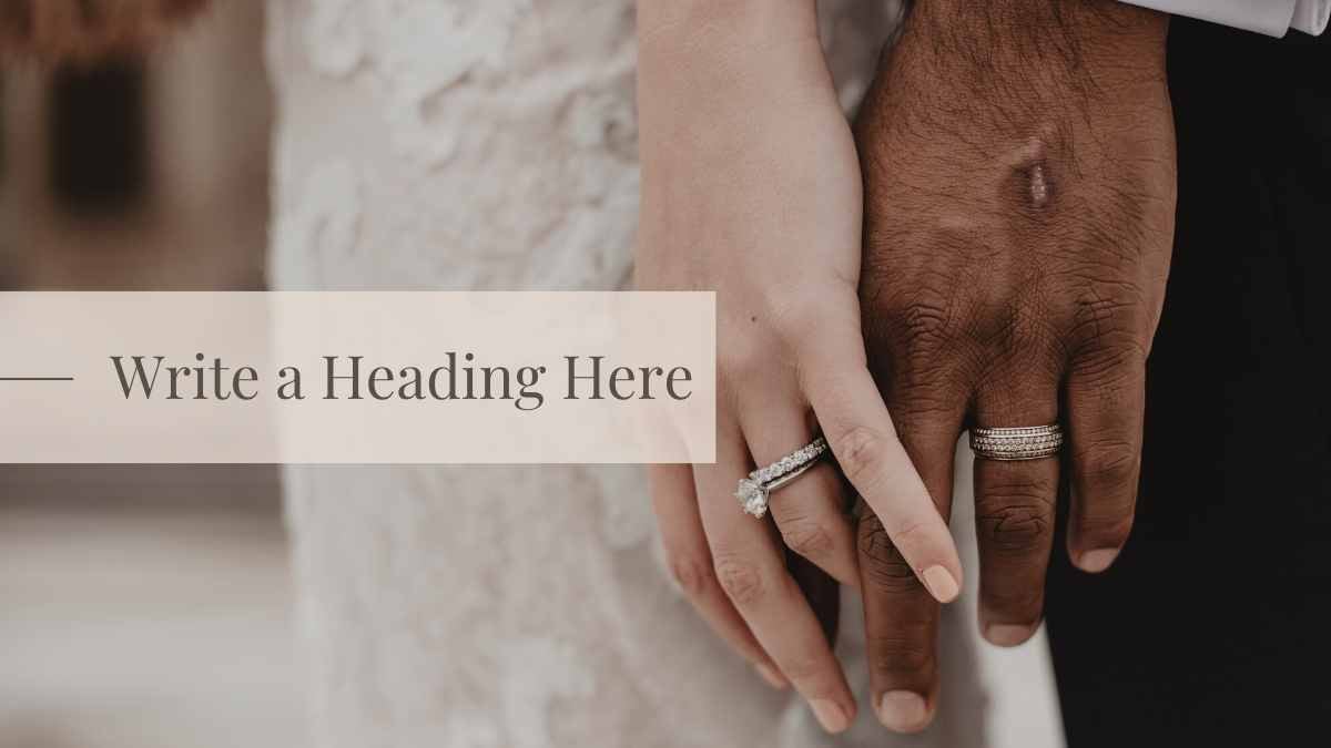 Slides de Casamento Elegantes com Flores Boho em Bege e Marrom - deslizar 9