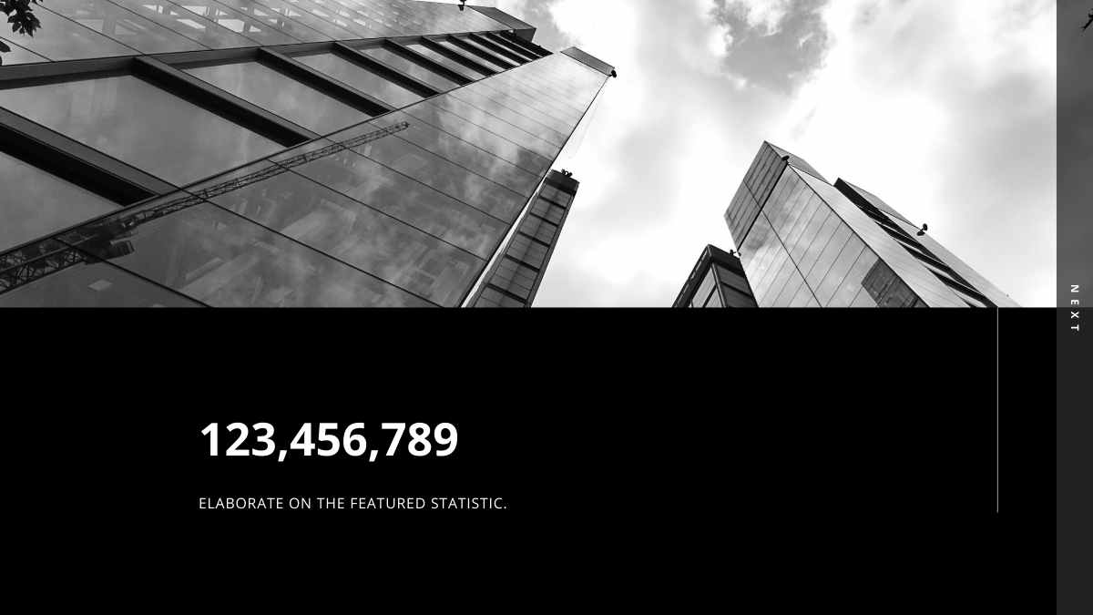 블랙 미니멀 아키텍처 포트폴리오 - 슬라이드 12