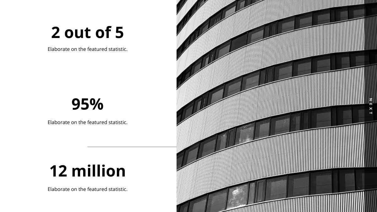 블랙 미니멀 아키텍처 포트폴리오 - 슬라이드 13