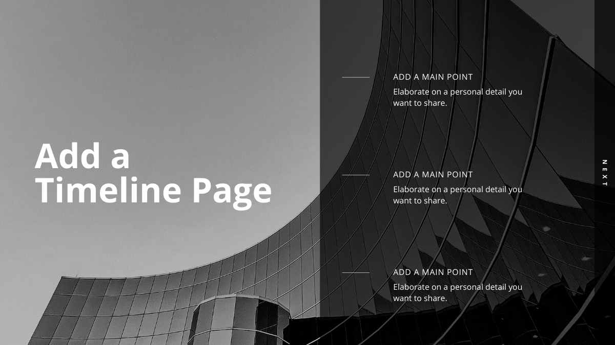 블랙 미니멀 아키텍처 포트폴리오 - 슬라이드 14