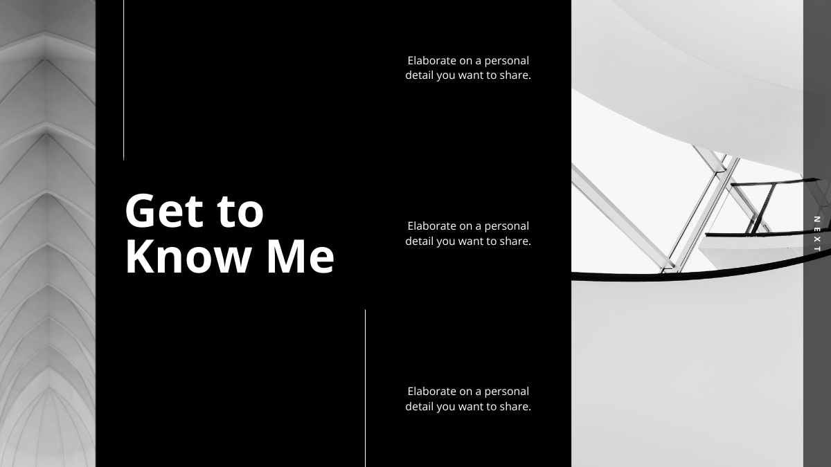 블랙 미니멀 아키텍처 포트폴리오 - 슬라이드 6