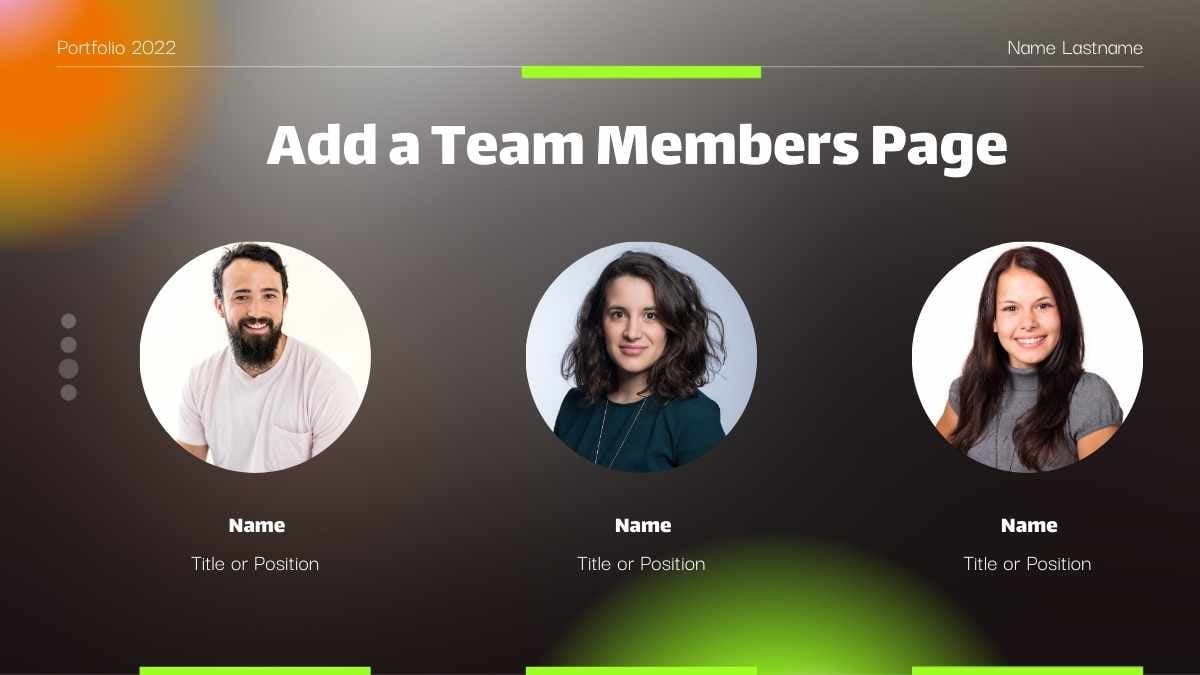 블랙 앤 그린 모던 웹 디자이너 포트폴리오 - 슬라이드 11