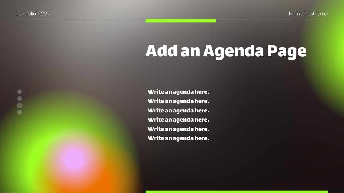 블랙 앤 그린 모던 웹 디자이너 포트폴리오 - 슬라이드 2