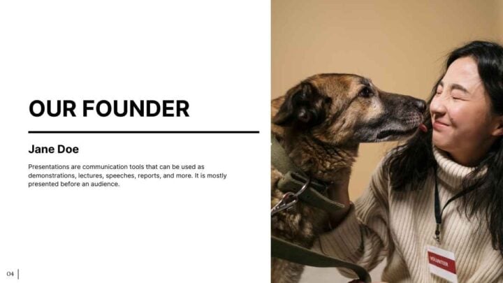 Minimal Animal Rescue. Free PPT & Google Slides Template — SlidesCarnival