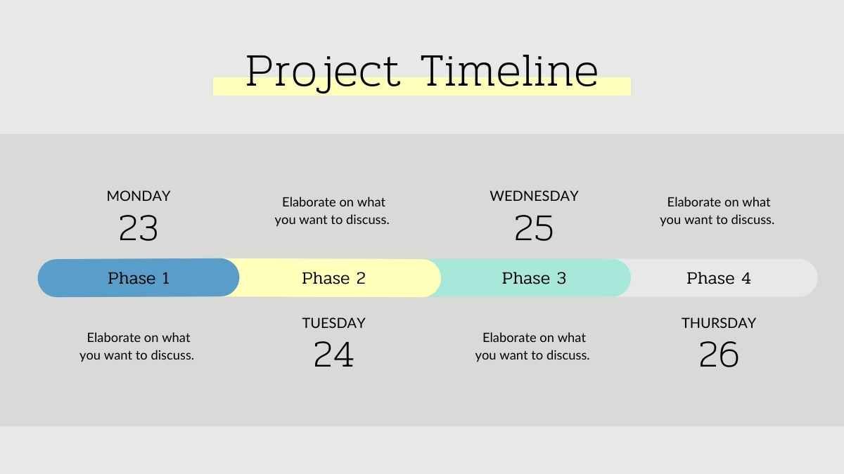 놀라운 슬라이드 템플릿 라이브러리에서 무료 프로젝트 관리 PowerPoint 프레젠테이션 템플릿을 통해 다음 프로젝트를 원활하게 진행하세요. 학생, 임원, 코스 제작자, 사업주, 그래픽 디자이너, 프리랜서, 행사 기획자 및 예술가에게 완벽합니다. - slide 14