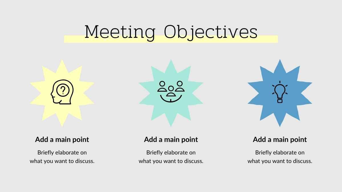 Minimal Teachers’ Meeting Agenda - slide 3