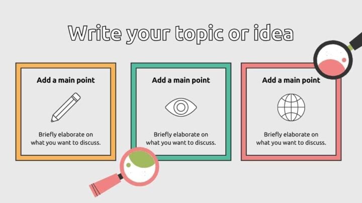 Grey Cute Illustrative E-Learning. Free PPT & Google Slides Template ...