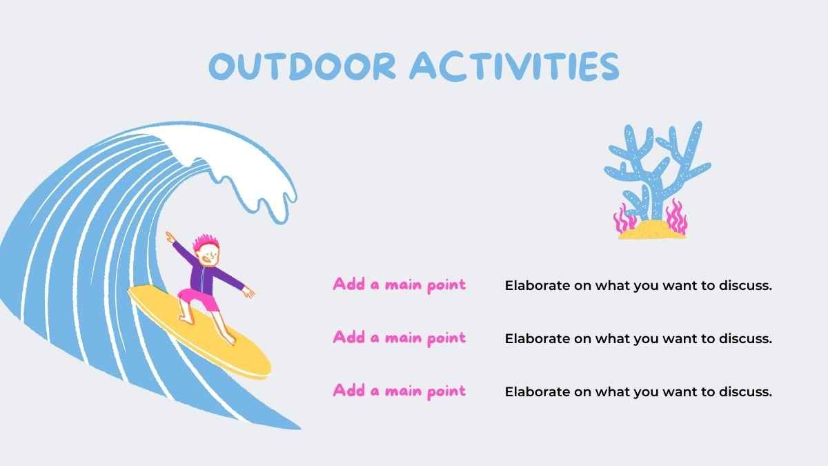 Illustrative Summer Activities for Pre-K Presentation - diapositiva 9