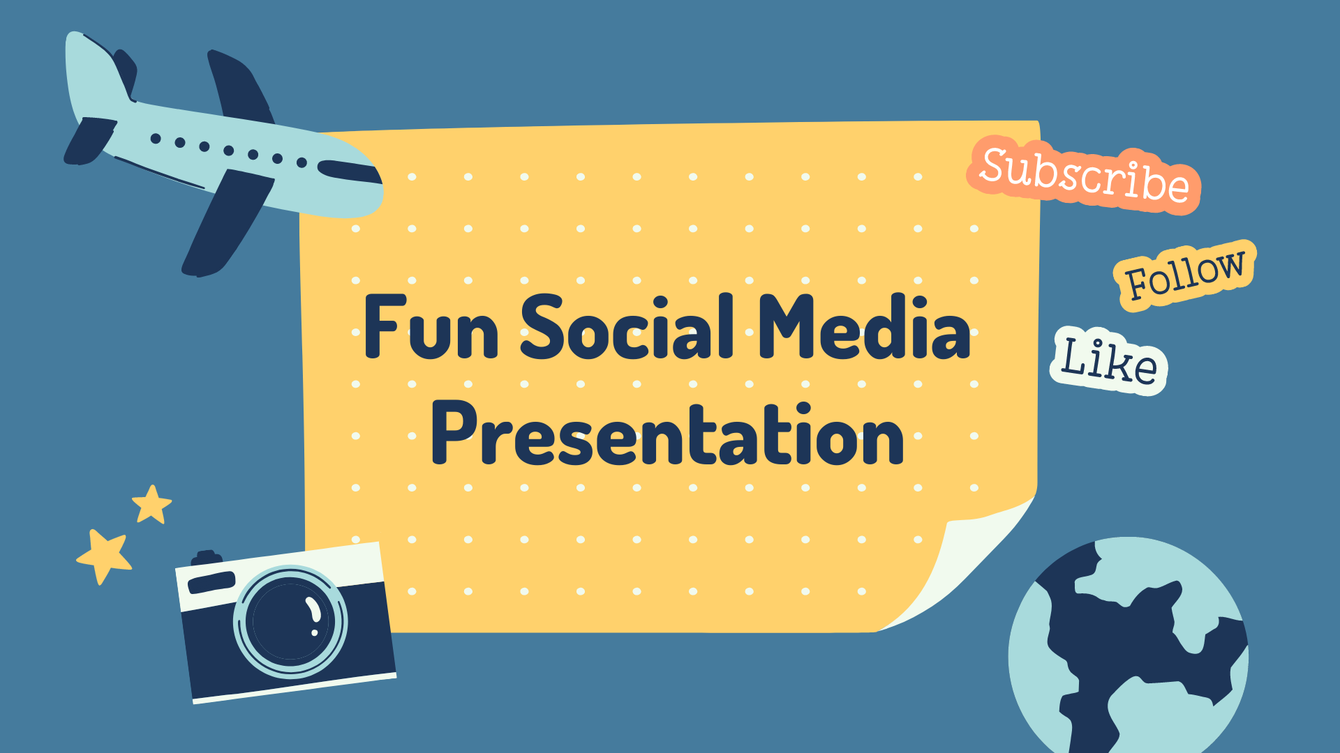 Fun social media. Free PPT & Google Slides Template — SlidesCarnival