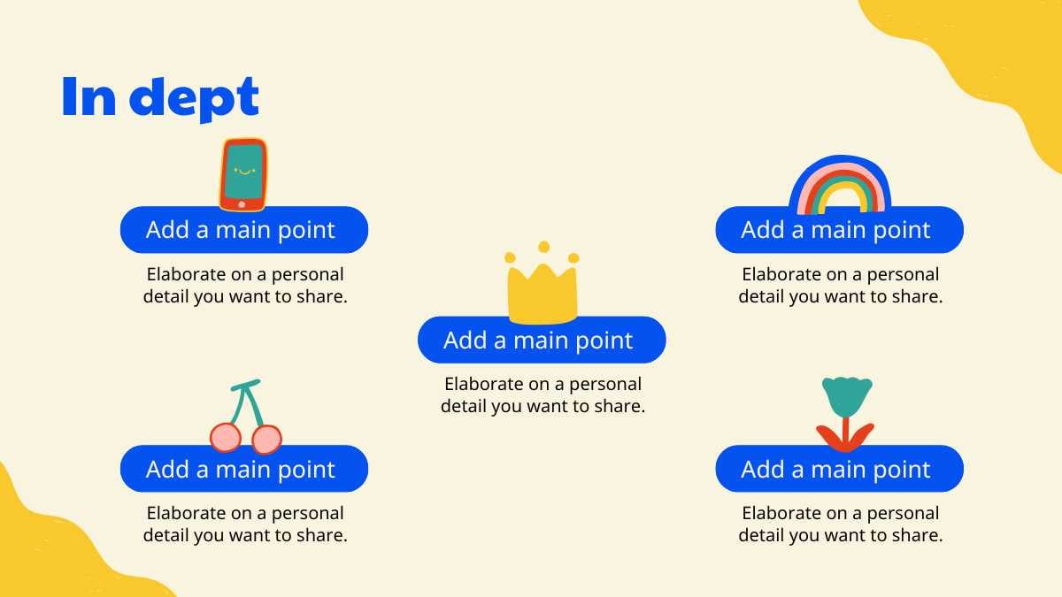 ブルーとイエローのデイリートレンドニュースレタースライド - slide 5