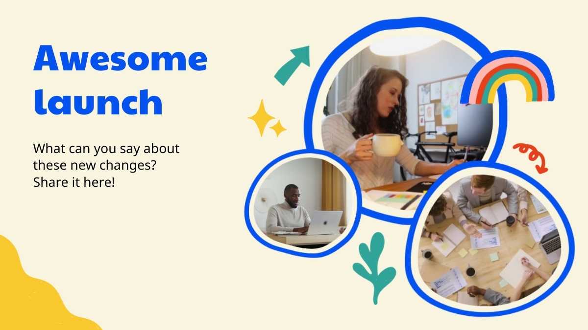 ブルーとイエローのデイリートレンドニュースレタースライド - slide 8