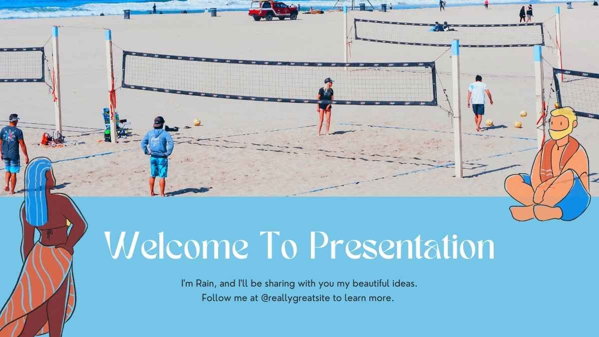 Illustrative Summer Sports Center Presentation - diapositiva 6