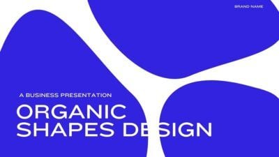 Bold Animated Organic Shapes Design for Business