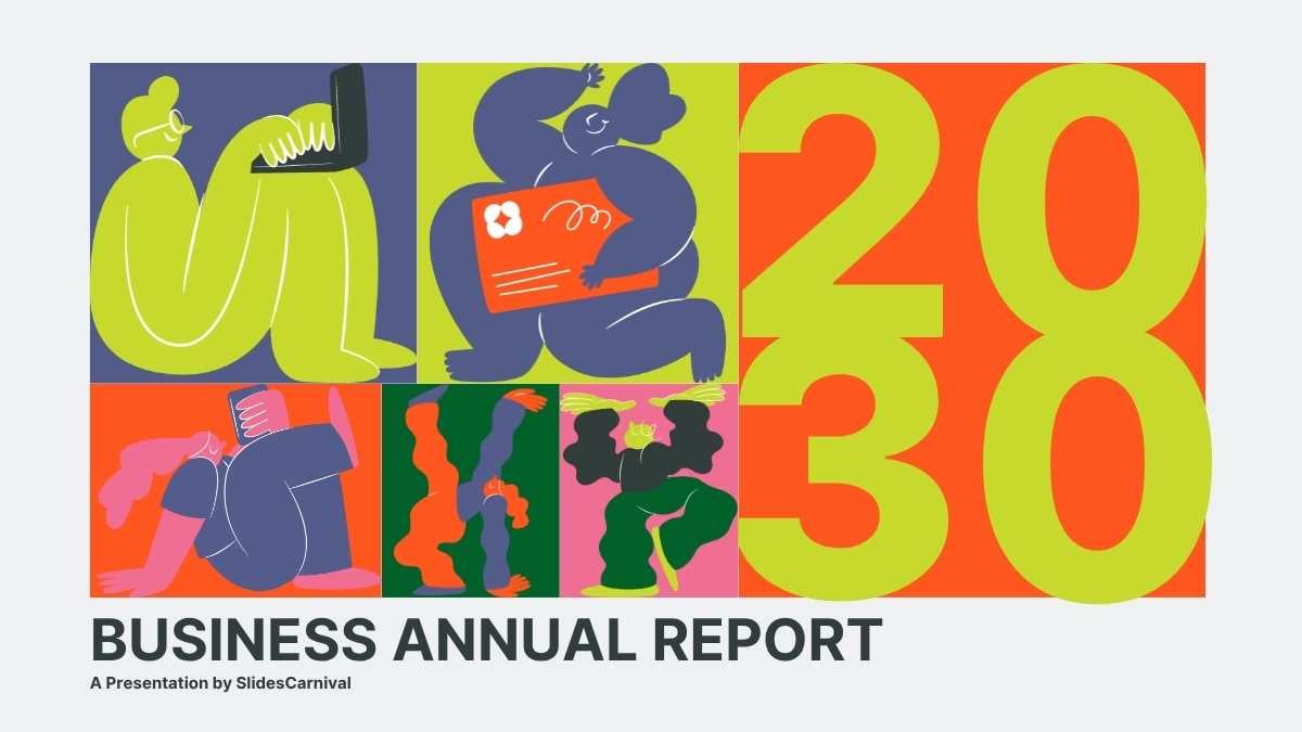 Bold Modern 2025 Business Annual Report - slide 1