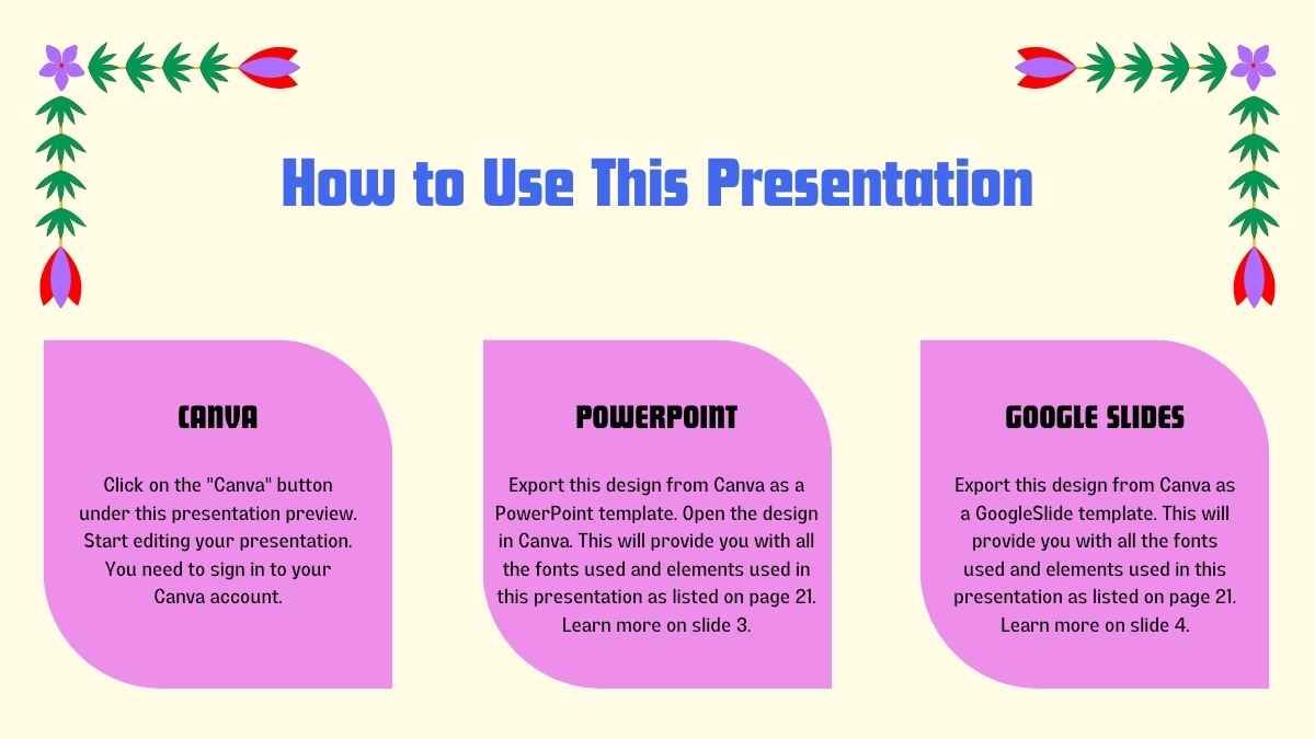 Flowery Social Media Marketing Presentation - diapositiva 1