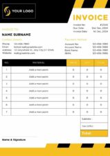 Construction Invoice . Free Docs Template — SlidesCarnival