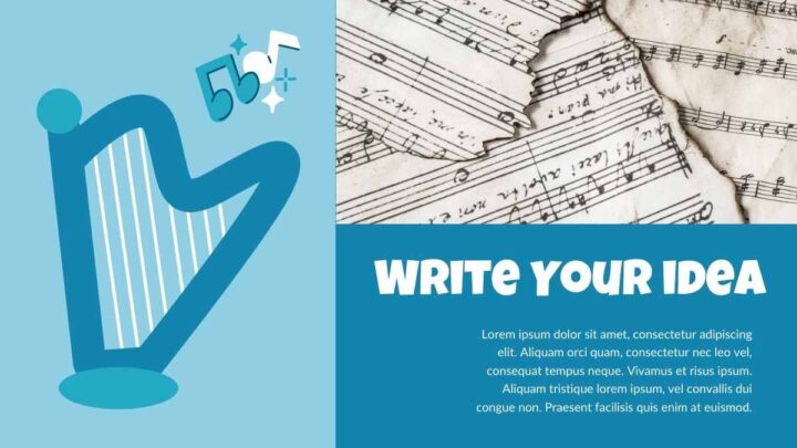 Bold Illustrated School Music Club. Free PPT & Google Slides Template ...
