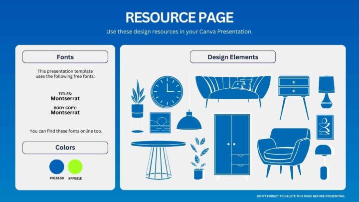 Interior Design Background. Free PPT & Google Slides Template ...