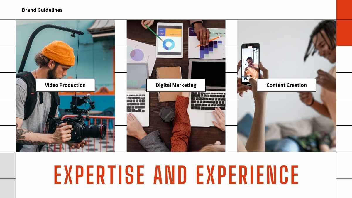Bold Minimal Media Company Brand Slides - slide 15