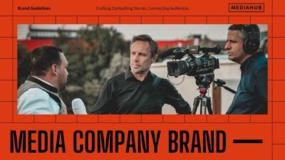 Bold Minimal Media Company Brand Slides