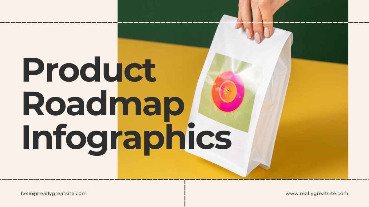 Bold Minimal Product Roadmap Infographics - slide 0