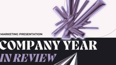 Bold Modern Company Year in Review Slides