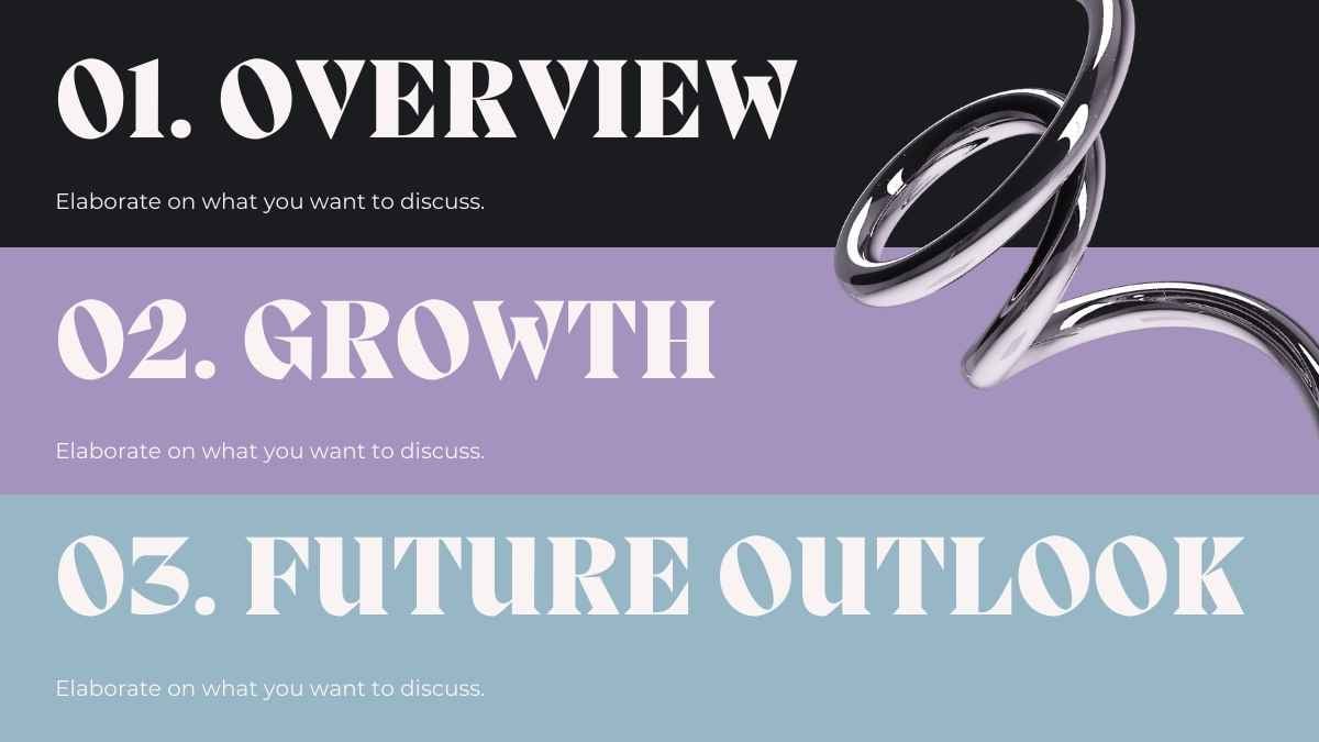 Bold Modern Company Year in Review Slides - slide 3