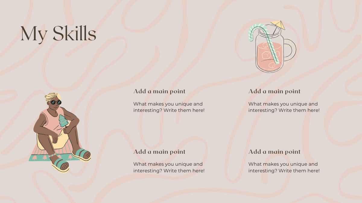 브라운과 누드 심플하고 우아한 일러스트레이터 포트폴리오 - 슬라이드 12