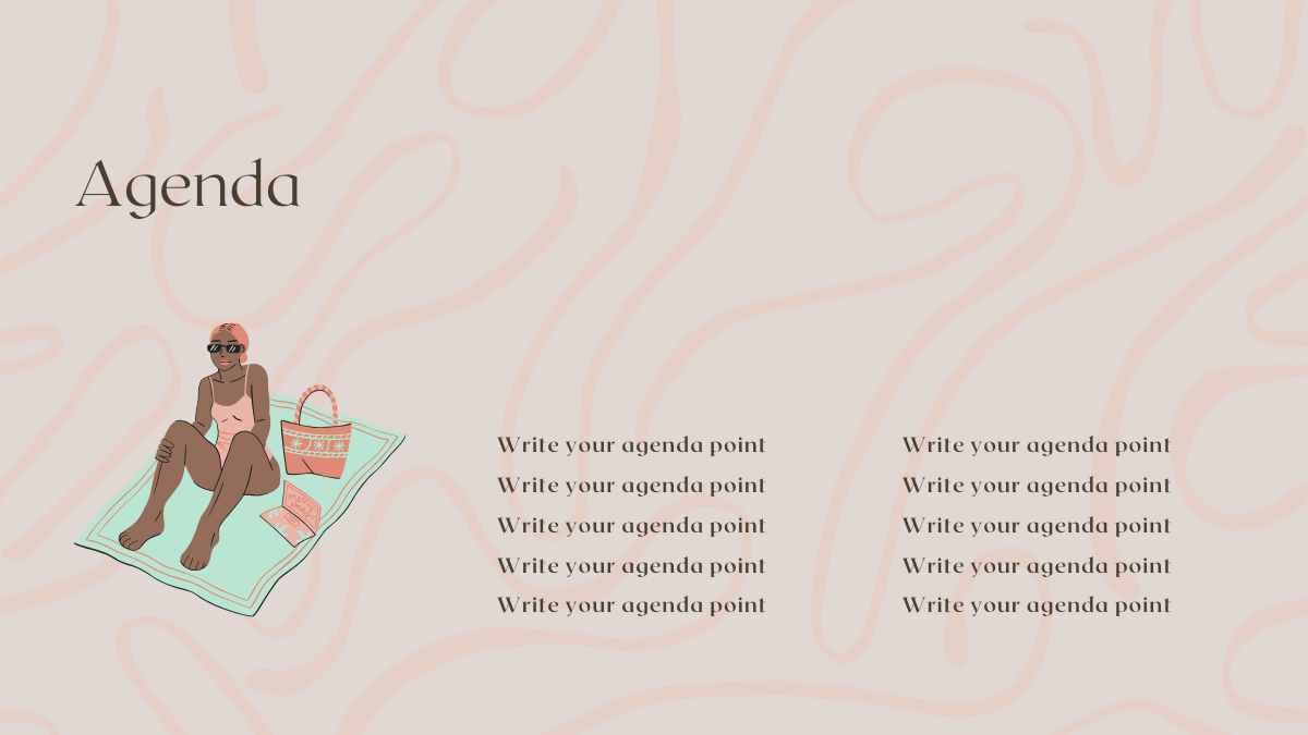 브라운과 누드 심플하고 우아한 일러스트레이터 포트폴리오 - 슬라이드 3