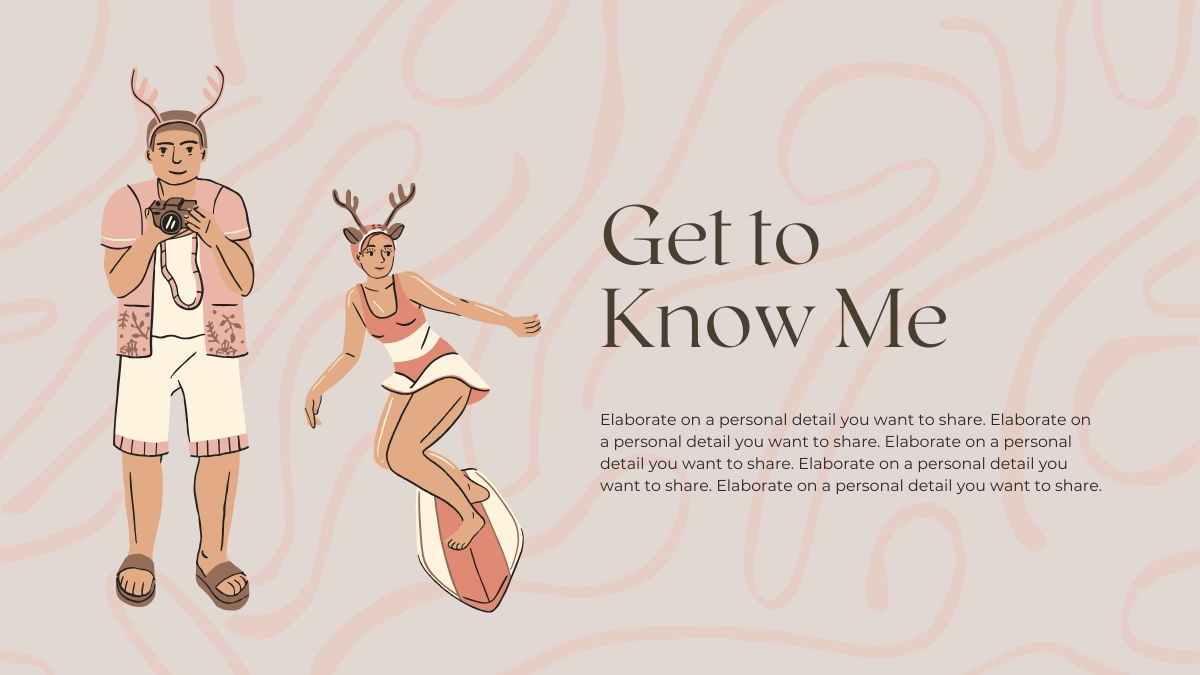 브라운과 누드 심플하고 우아한 일러스트레이터 포트폴리오 - 슬라이드 6