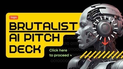 Brutalist Style AI Pitch Deck