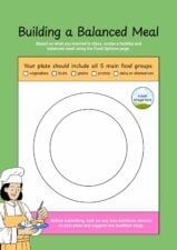 Building a Balanced Meal Nutrition Worksheet 1
