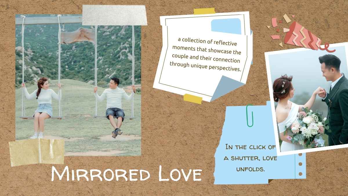 Bulletin Board Prenuptial Photoshoot Album Slides - slide 10