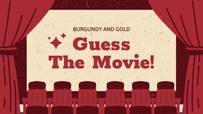 Burgundy Guess The Movie Game Slides
