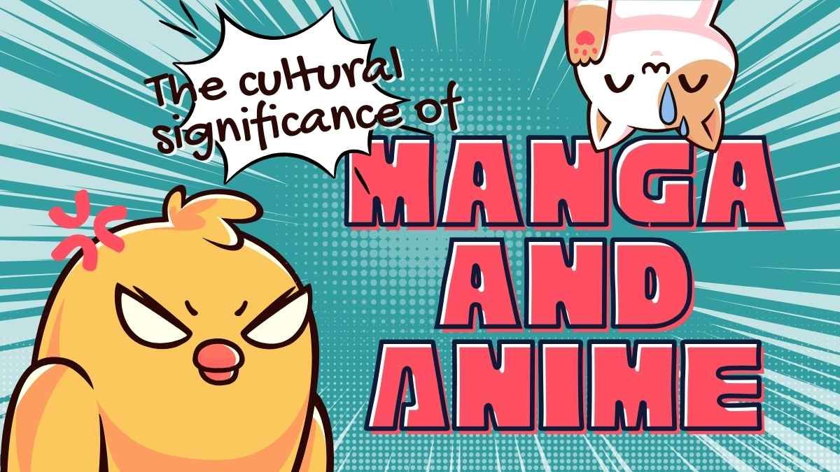 Importância cultural de mangá e animes - slide 14