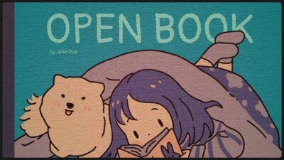 Cartoon Open Book