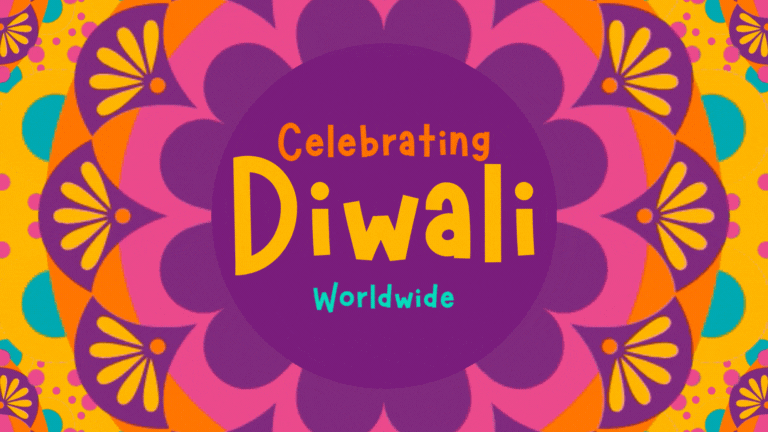Animated Celebrating Diwali Worldwide - slide 1