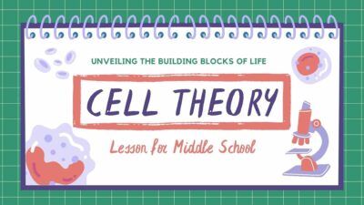 Slides Carnival Google Slides and PowerPoint Template Cell Theory Science Lesson for Middle School 1