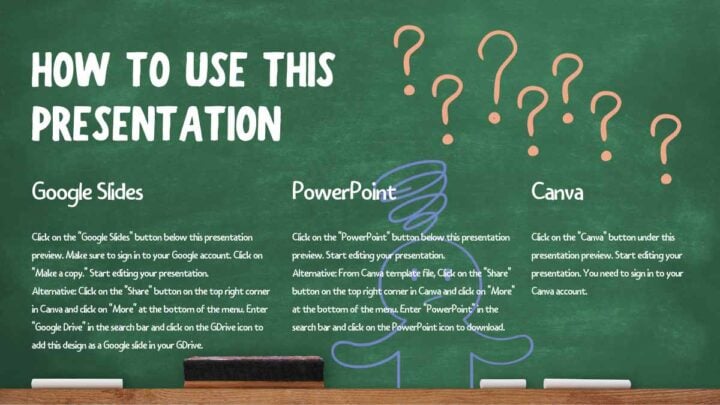 Chalkboard Background. Presentation Template — SlidesCarnival
