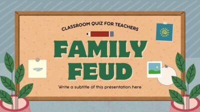 Slides Carnival Google Slides and PowerPoint Template Chalkboard Family Feud Classroom Quiz for Teachers 2