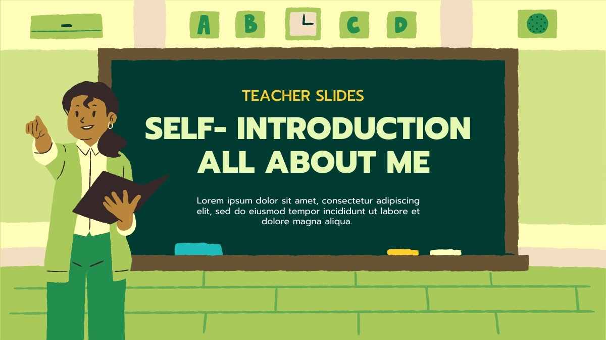 Teacher Self Introduction All About Me Teacher Free PPT Google Teacher Self Introduction All About Me Teacher Free PPT Google