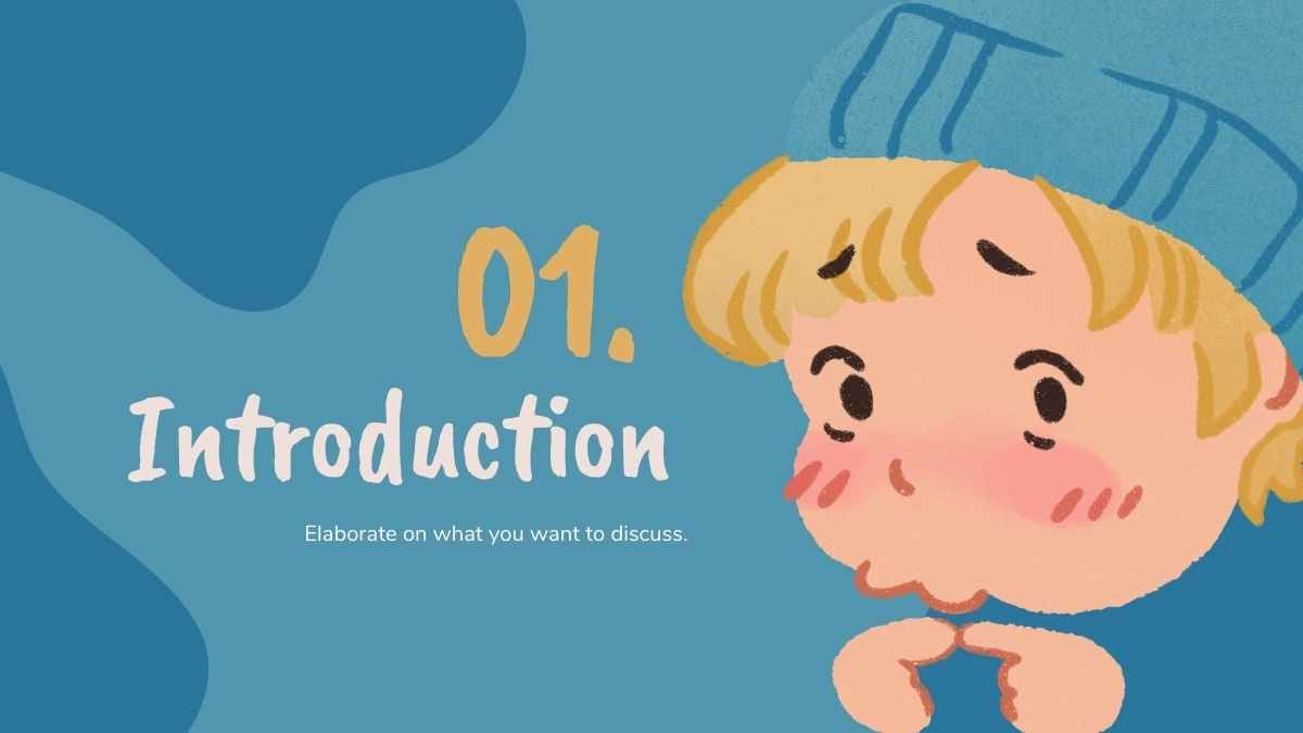 幼稚園スライド用ちびアニメキャラクター - slide 4